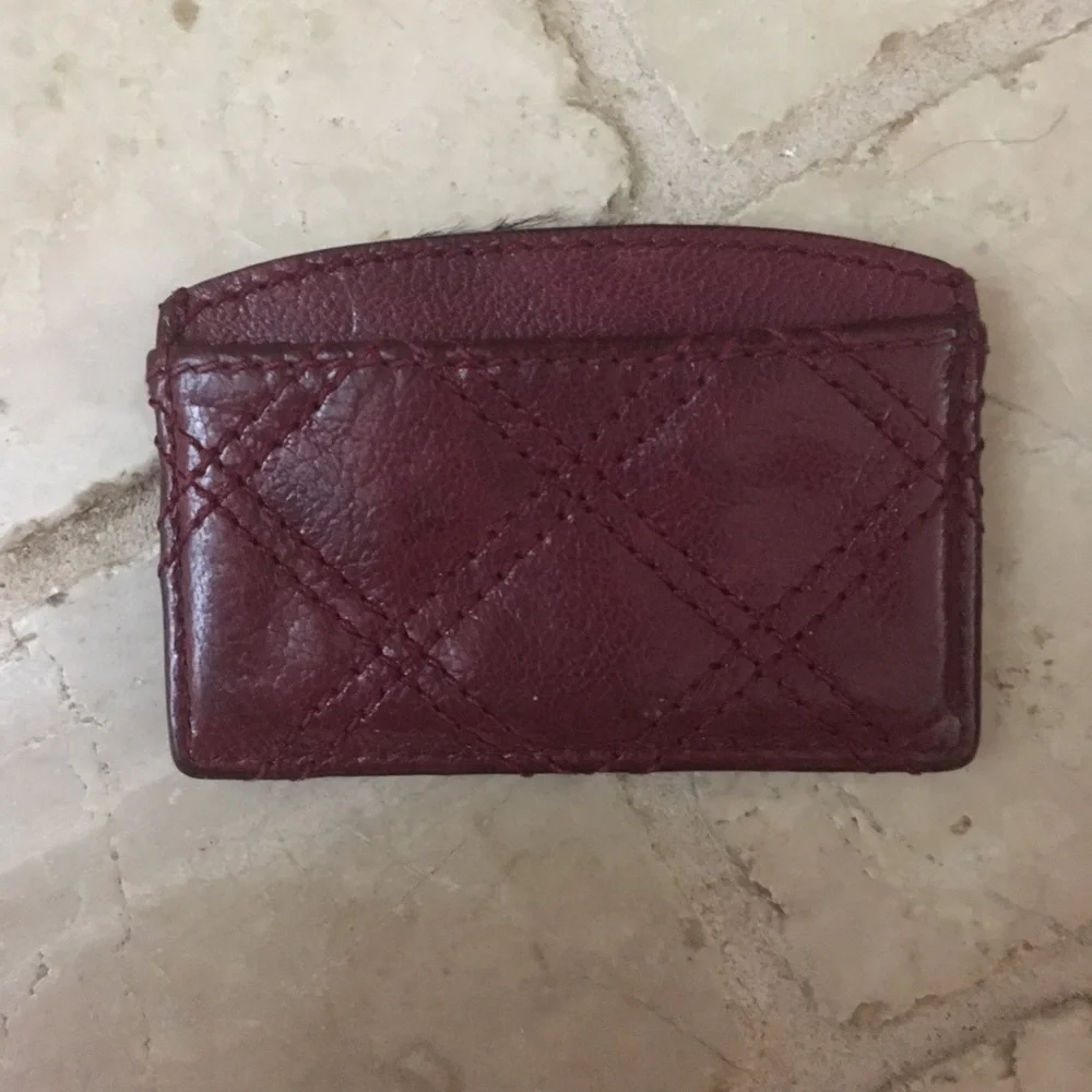 Marc Jacobs Cardholder Wallet | Leather Quilted | Work Polished Luxury